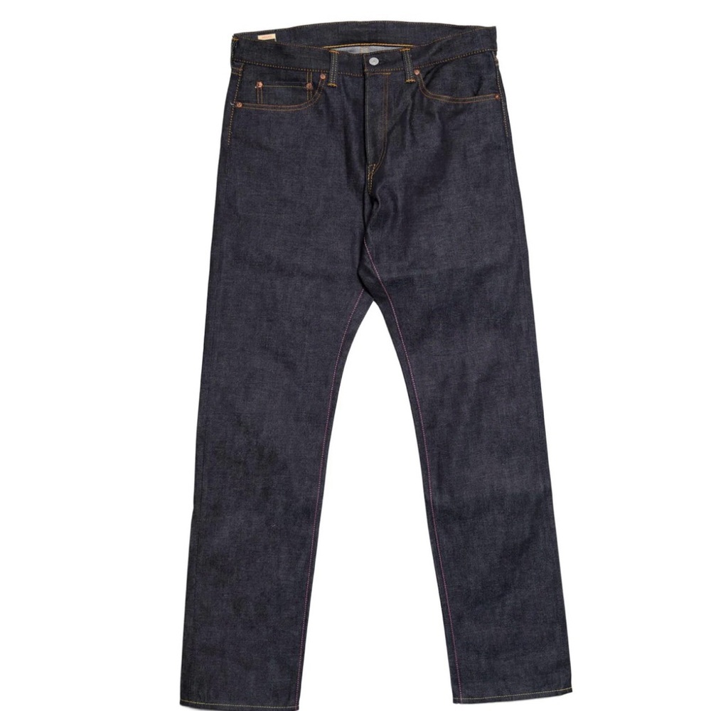 Momotaro Men's Dark Blue Straight Jeans